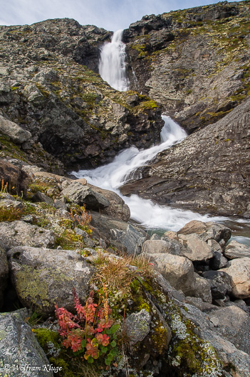 Wasserfall am Russvatnet